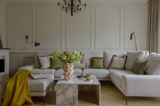 Projekt wnętrza: Patrycja Turaj, Auroom Concept, stylizacja sesji fotograficznej: Magda Chudkiewicz. Fot. Yassen Hristov.