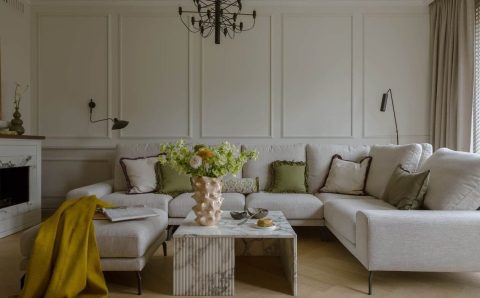 Projekt wnętrza: Patrycja Turaj, Auroom Concept, stylizacja sesji fotograficznej: Magda Chudkiewicz. Fot. Yassen Hristov.