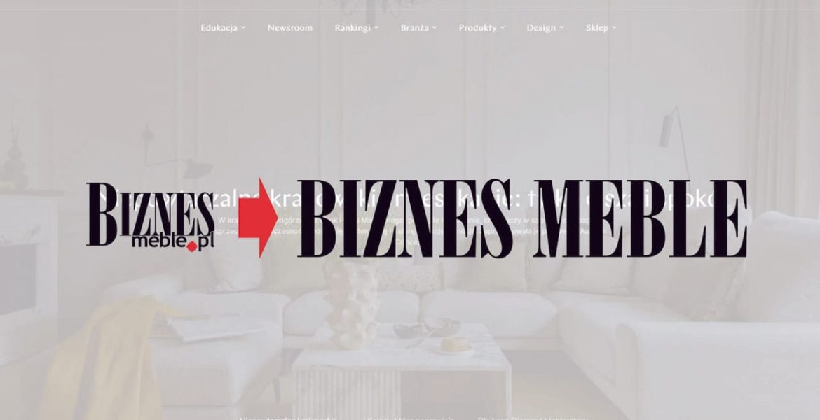 Nowa identyfikacja wizualna BIZNES MEBLE