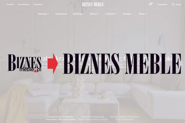 Nowa identyfikacja wizualna BIZNES MEBLE