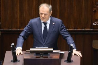 Premier Donald Tusk podczas posiedzenia Sejmu. Fot. KRPRM.