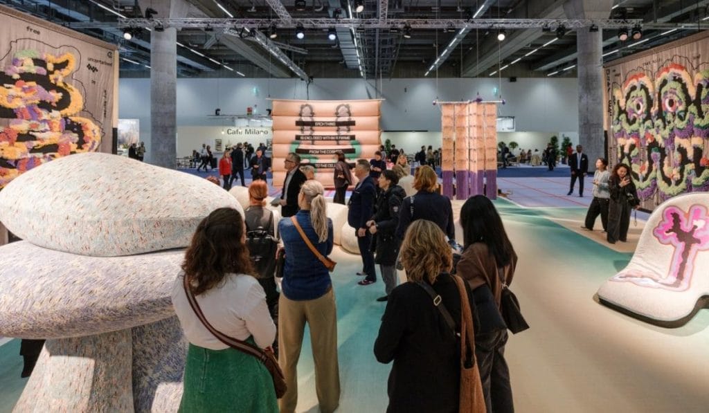 Ludzie na targach Heimtextil