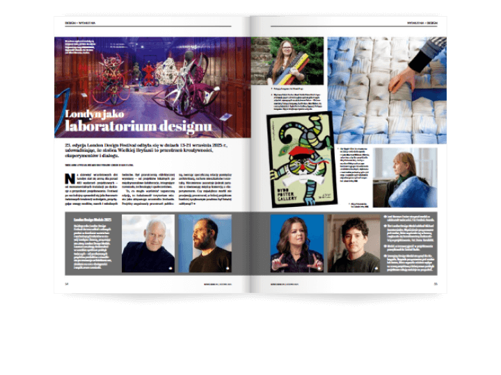 Miesięcznik BIZNES.meble.pl - wydanie listopad 2025. Rozkład design.