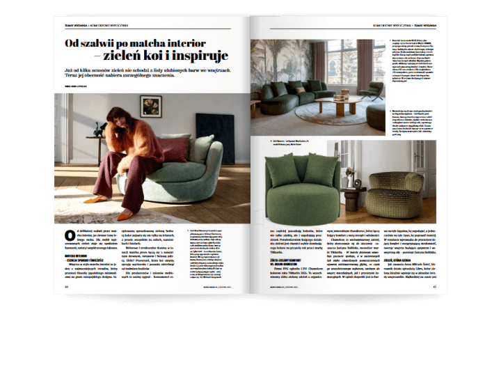 Miesięcznik BIZNES.meble.pl - wydanie listopad 2025. Rozkład temat wydania.