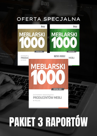 Pakiet Meblarski 1000 - wersja podstawowa, oferta specjalna, okładki edycji 2025, 2024, 2023