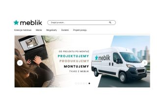 Firma Meblik za pośrednictwem strony internetowej poinformowała, iż przechodzi restrukturyzację. Fot. strona internetowa firmy Meblik (dostęp 26.11.2025 r.)