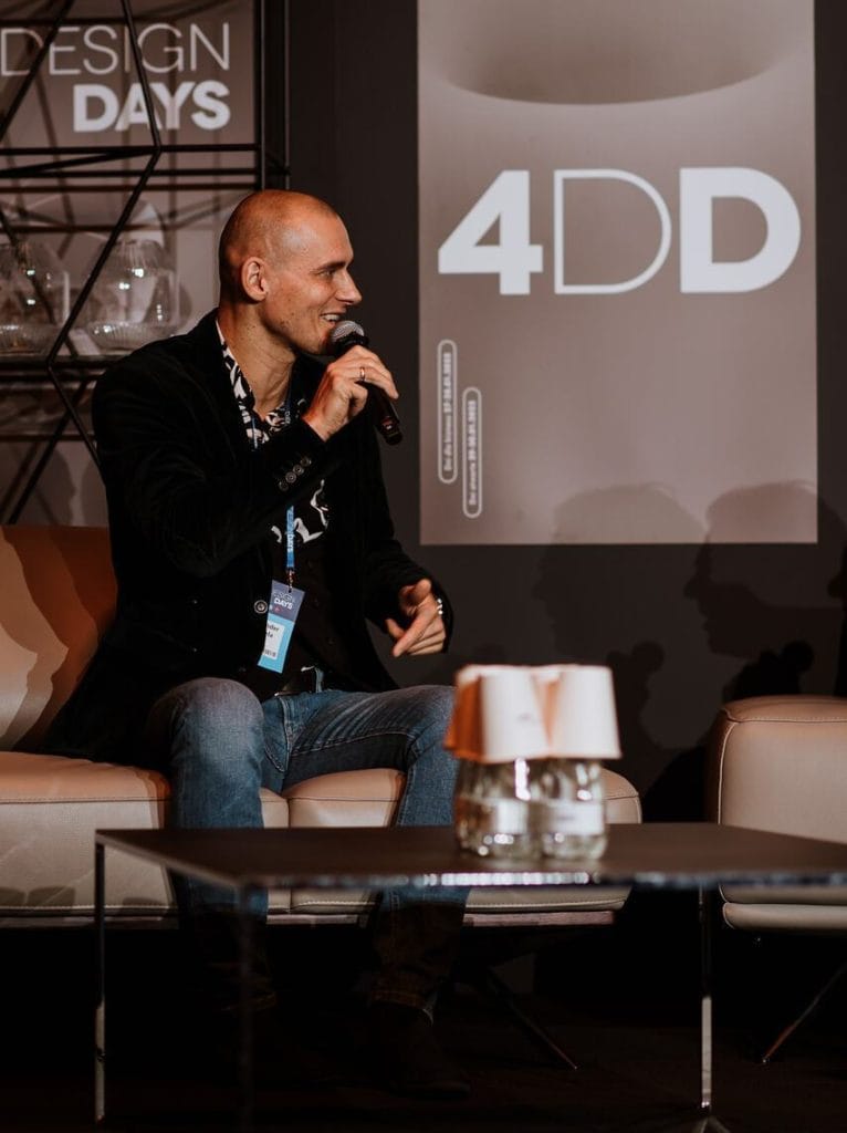 Aleksander Kądziela podczas 4 Design Days. Fot. Radek Zawadzki.
