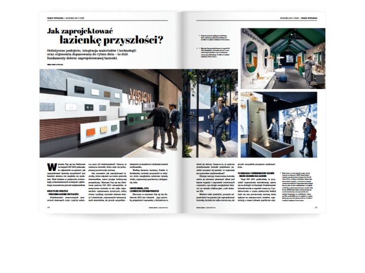 Miesięcznik BIZNES MEBLE - wydanie grudzień 2025. Rozkład temat wydania.