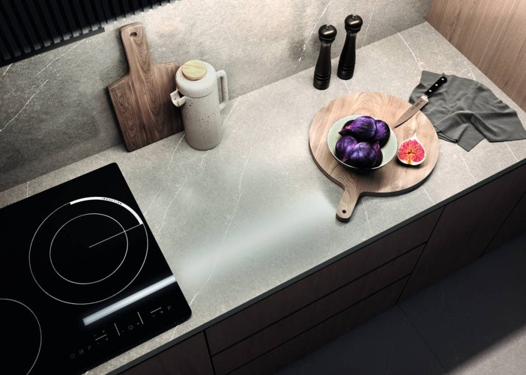 Subtelne i funkcjonalne oświetlenie LED z systemu Hafele Loox5. Dyskretna integracja oświetlenia w zabudowie efektywnie doświetla blat roboczy, podnosząc bezpieczeństwo i komfort użytkowania. Loox5 łączy nowoczesne wzornictwo z zaawansowaną technologią oświetleniową.