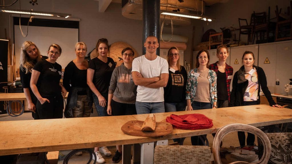 Warsztaty dla kobiet, które poprowadził mistrz Aleksander Kądziela. Fot. AK Design.