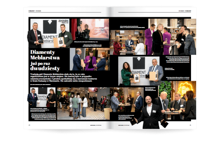 Miesięcznik BIZNES MEBLE - wydanie styczeń 2026. Rozkład chillout.