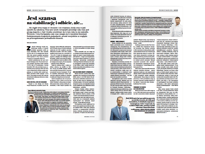 Miesięcznik BIZNES MEBLE - wydanie styczeń 2026. Rozkład raport.