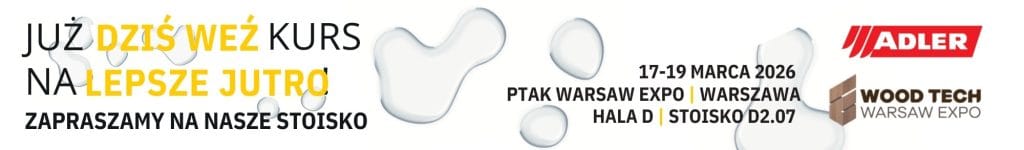 Adler zaproszenie na stoisko WoodTech 2026
