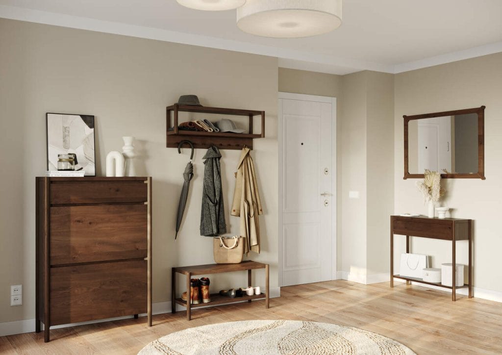 Czyste linie, staranne wykończenie i szlachetność litego dębu - na tym opiera się autorska kolekcja Campi, zaprojektowana przez designerkę Marię Pietrzak. Minimalistyczna, a jednocześnie funkcjonalna, sprawdzi się w dużych, otwartych przestrzeniach i kameralnych wnętrzach. W skład kolekcji wchodzą m.in. regały, konsole, lustra, stoliki, toaletka i szafki na buty. Dostępna w kolorach: naturalny dąb i wyrazisty tabacco.