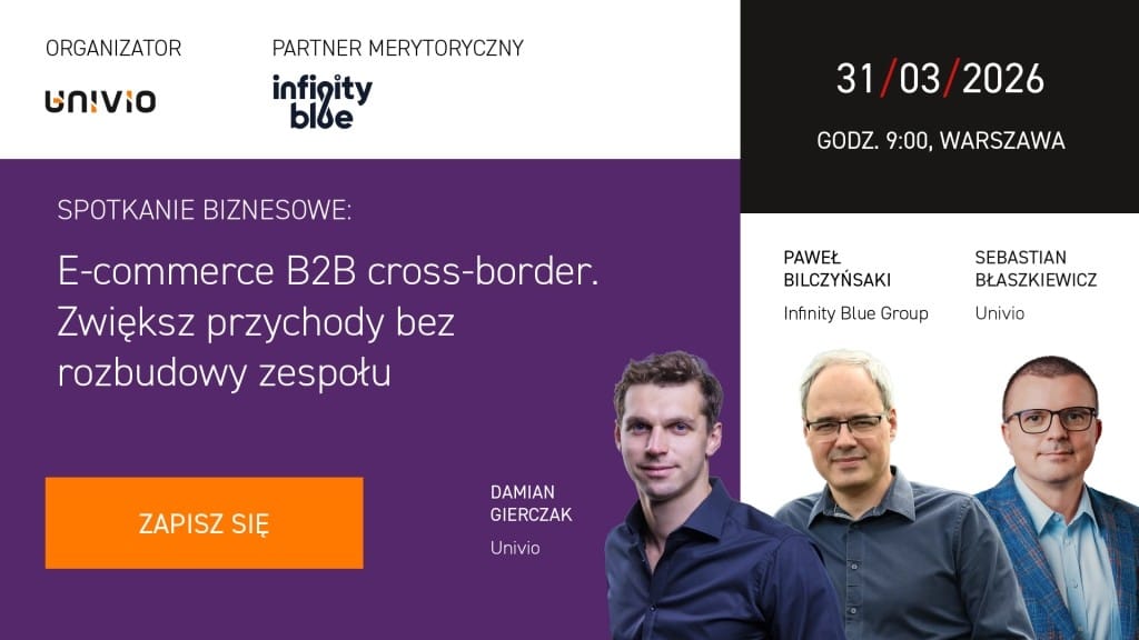 Community Talks: E-commerce B2B cross-border. Zwiększ przychody bez rozbudowy zespołu to kameralne spotkanie dla liderów sprzedaży B2B.