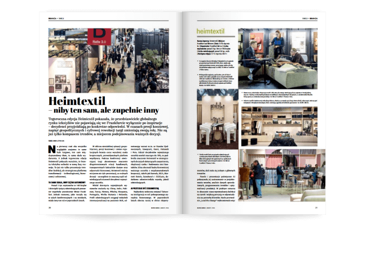 Miesięcznik BIZNES MEBLE - wydanie marzec 2026. Rozkład branża.