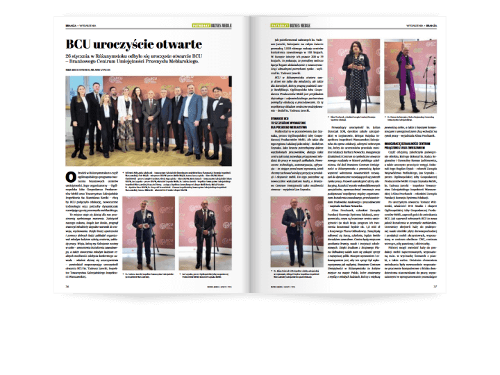 Miesięcznik BIZNES MEBLE - wydanie marzec 2026. Rozkład branża.