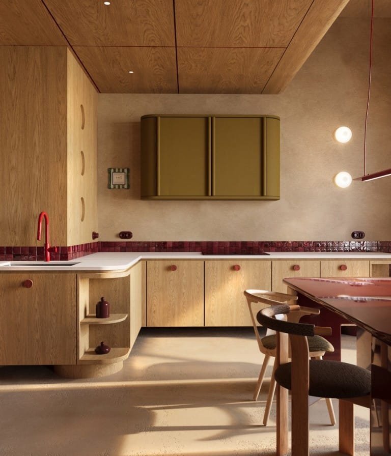 Adrianna Liskowicz - zdobywczyni II nagrody za projekt Inwestycja Madison 77 z rytmem mid-century modern w kategorii Strefa kuchenna.
