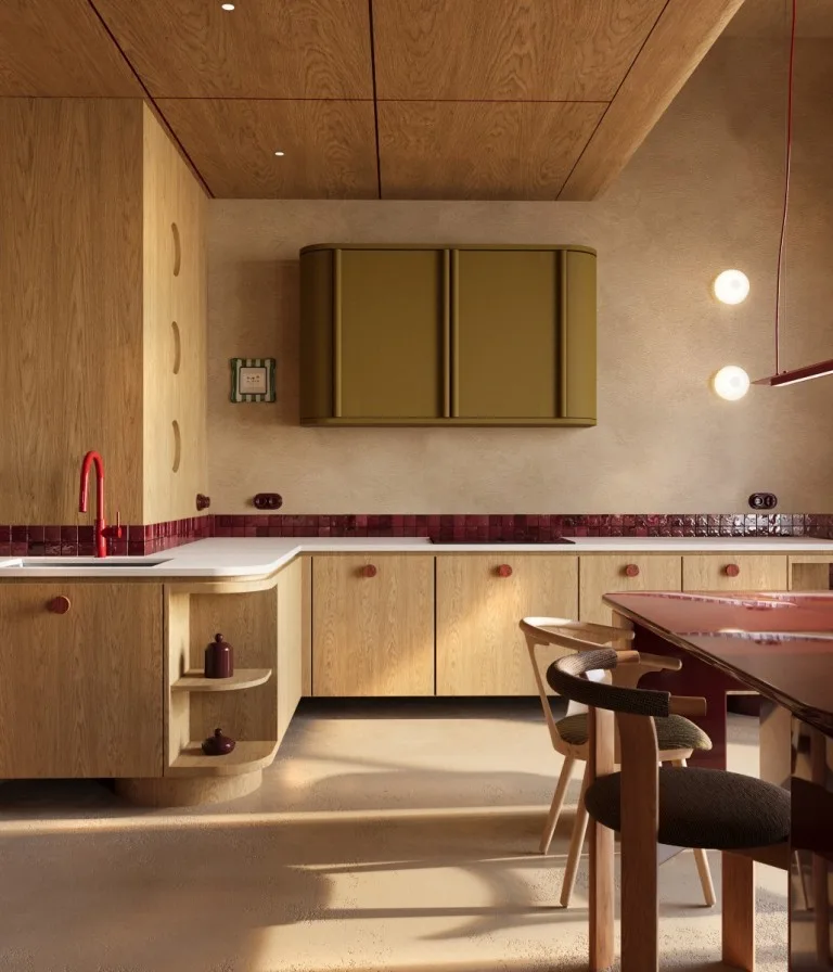 Adrianna Liskowicz - zdobywczyni II nagrody za projekt Inwestycja Madison 77 z rytmem mid-century modern w kategorii Strefa kuchenna.