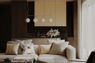 Małgorzata Filipkiewicz z pracowni Muse Design z I miejscem za projekt Etiuda geometryczna – projekt przestrzeni dziennej w apartamencie. Projekt został zgłoszony w kategorii Strefa wielofunkcyjna.