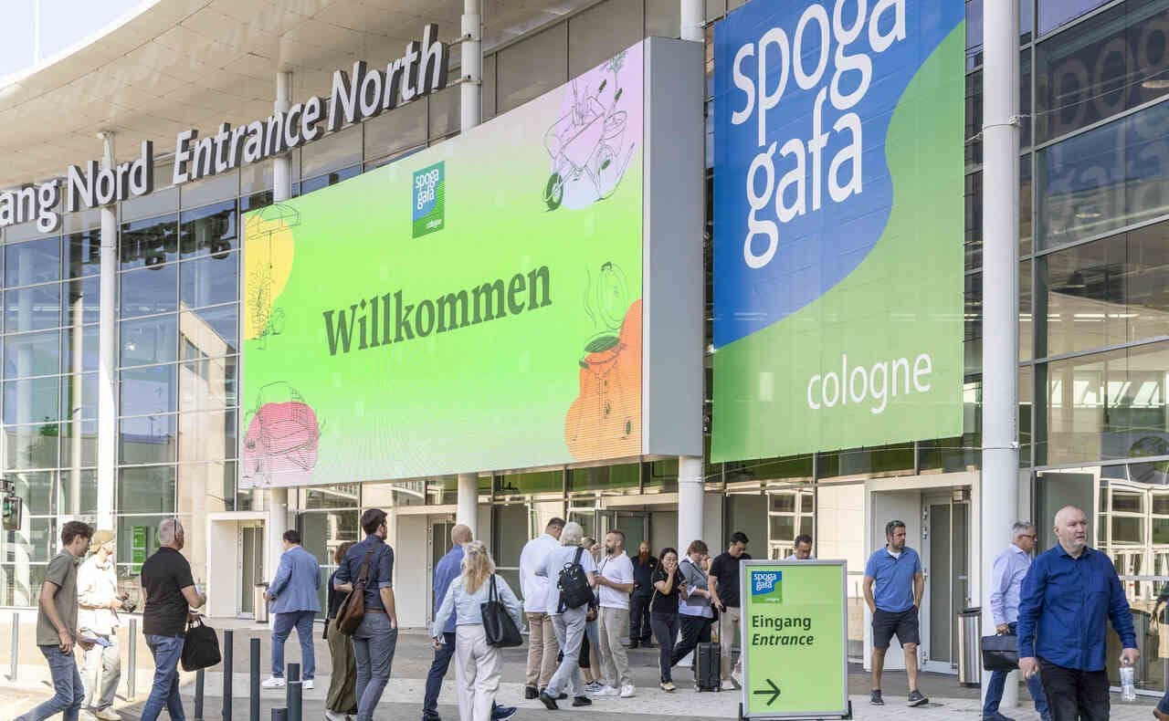 Targi spoga+gafa: wejście północne. Fot. Harald Fleissner / Koelnmesse.