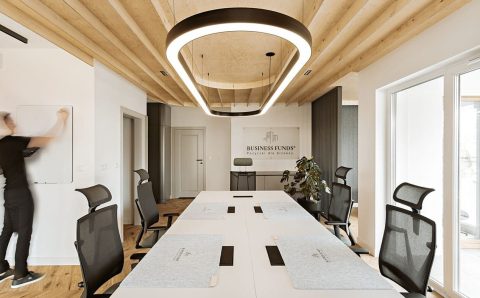 Przestrzeń biurowa dla firmy Business Funds. Za projekt odpowiada architekt Paweł Klyszcz z pracowni Klyszcz Architektura. Fot. Anna Laskowska Dekorialove.