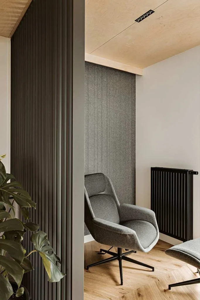 Przestrzeń biurowa dla firmy Business Funds. Za projekt odpowiada architekt Paweł Klyszcz z pracowni Klyszcz Architektura. Fot. Anna Laskowska Dekorialove.