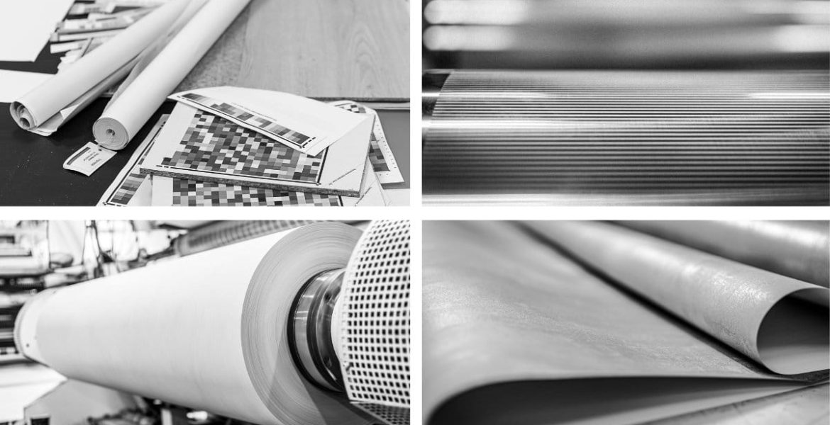 Proces produkcji w fabryce Impress Decor – nowoczesne dekory meblowe oraz wysokiej jakości folia finish na rolkach.