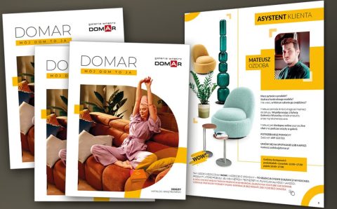 Katalog wnętrzarski Galerii Wnętrz DOMAR na sezon 2026/27.