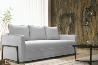 Rozkładana sofa India marki Libro – funkcjonalne meble do małego mieszkania w bloku.