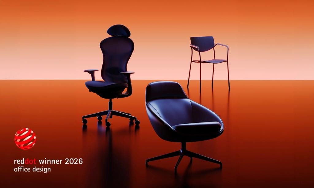 Trzy produkty z portfolio marek Nowy Styl oraz Kusch+Co: Smile, Prox oraz Scadio nagrodzone Red Dot Award: Product Design 2026.