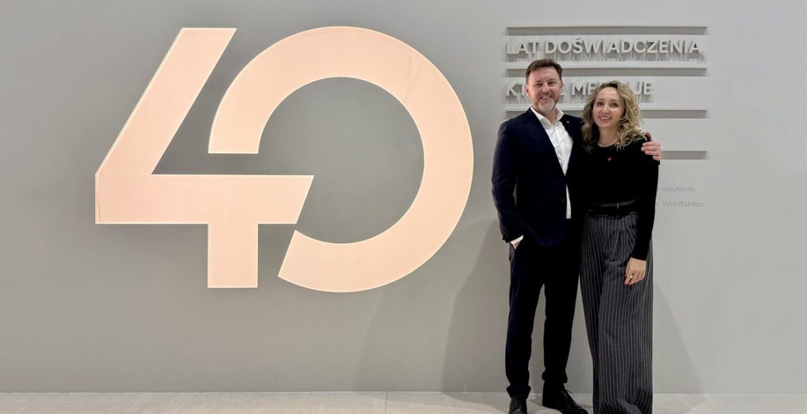 Ewelina i Piotr Wójcik, targi MEBLE POLSKA 2026.