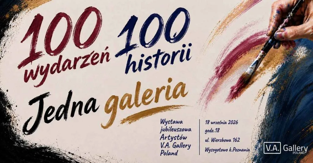18 września odbędzie się setne wydarzenie organizowane przez V.A. Gallery Poland.