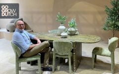 Jack Kleppe z Go Grow Dutch przy marmurowym stole – analiza: rynek meblarski w Beneluksi