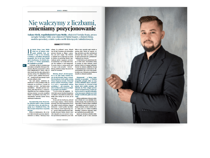 Miesięcznik BIZNES MEBLE - wydanie wrzesień 2026. Rozkład branża.