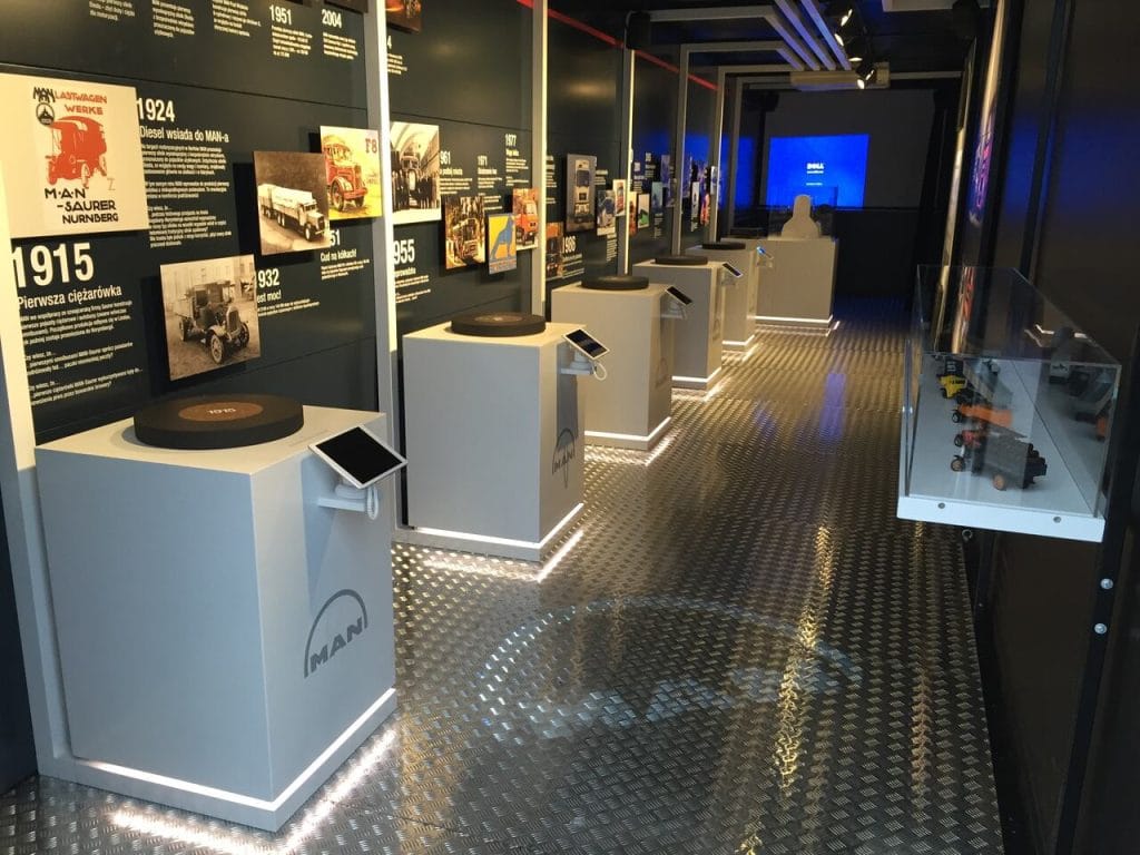Projekt Mobilnego muzeum firmy MAN. Fot. Insidelab.