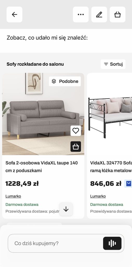 Źródło: Chatbot Von Halsky w aplikacji InPost.