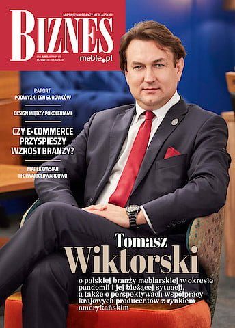 Miesięcznik BIZNES.meble.pl luty 2022 - okładka